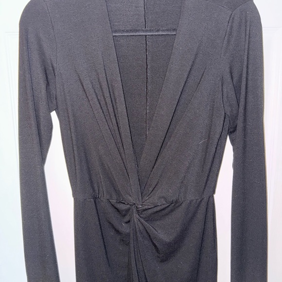 Reformation Black Aria Dress size Medium. - Picture 6 of 8